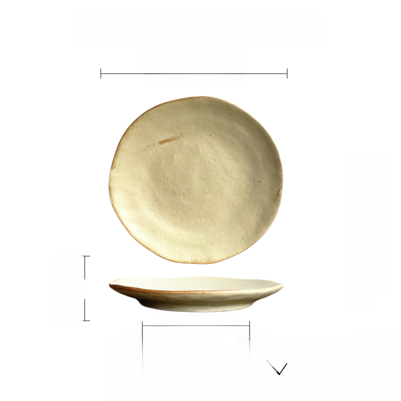 Japanese Style Matte Ceramic Dinner Plates