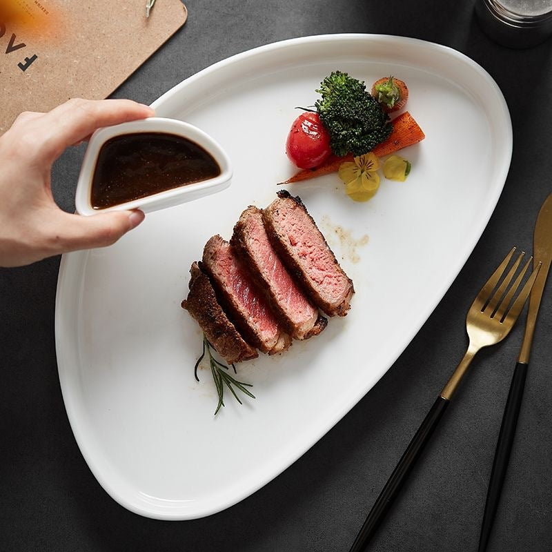 French-style Western dinner plate