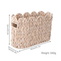 Handwoven Water Hyacinth Storage Basket