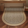 Medieval-Style Arched Crystal Velvet Carpet for Home Study, Computer Chair Cooling Mat, No-Wash, Easy to Care For, Protects the Floor