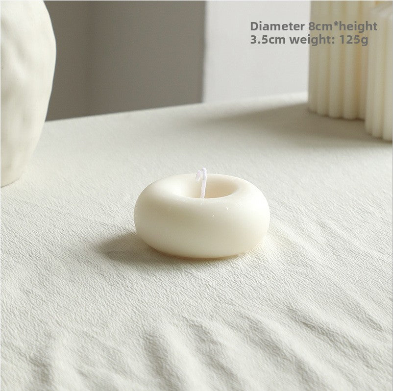White ambient scented candles