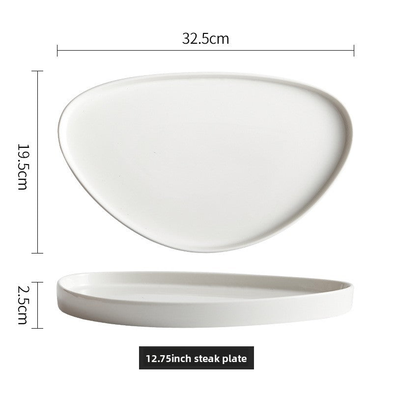 French-style Western dinner plate