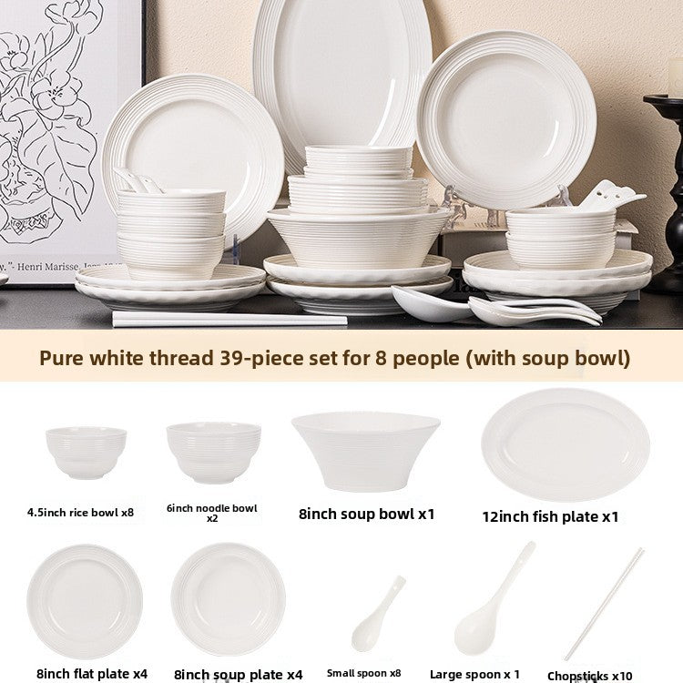 New style bowls and plates for household use