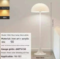 Decorative Mushroom Floor Lamp with Adjustable Lighting
