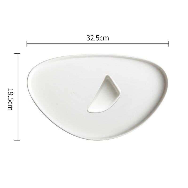 French-style Western dinner plate