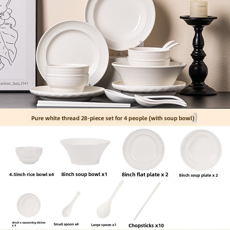 New style bowls and plates for household use