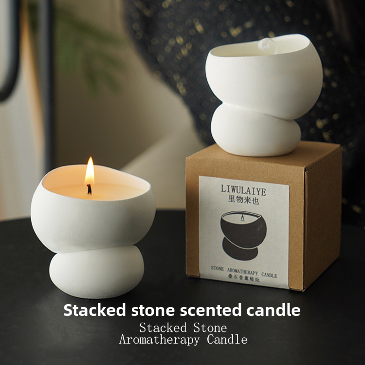 Stacked Stone Creative Indoor Scented Candles