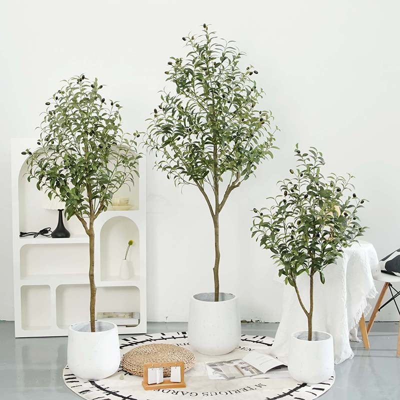 Artificial olive tree bonsai