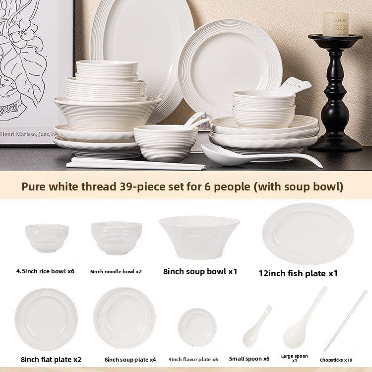 New style bowls and plates for household use