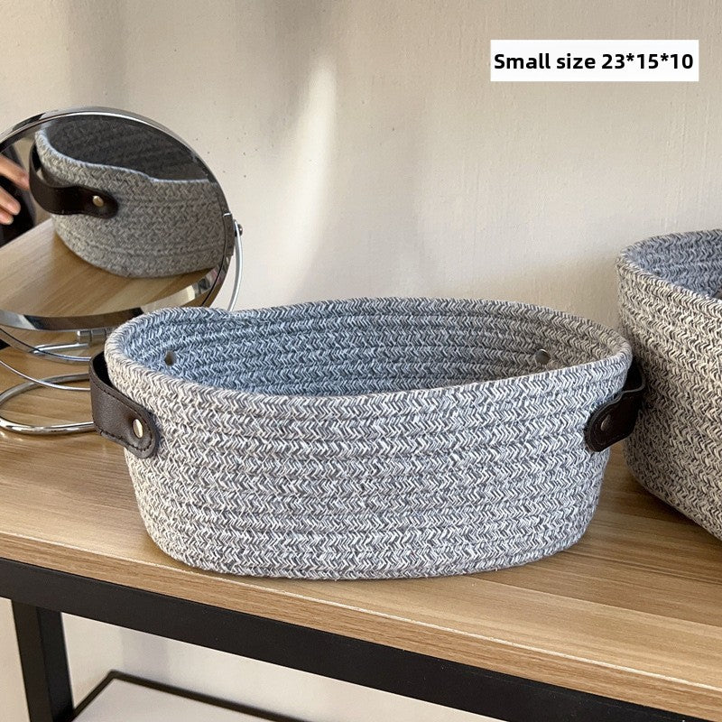 Cotton Thread Storage Basket with Handles