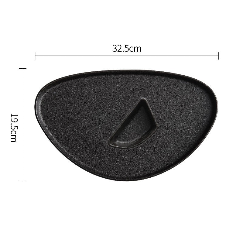 French-style Western dinner plate