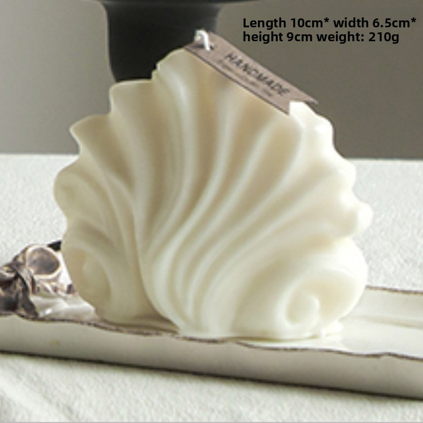White ambient scented candles