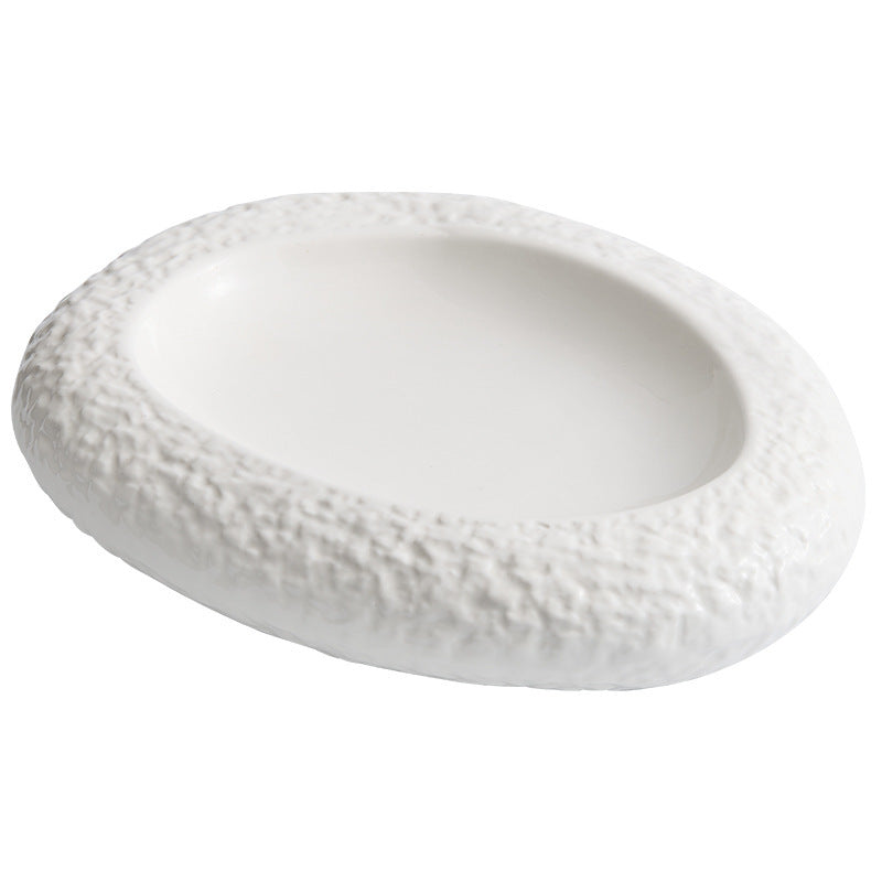 Rock Pattern Ceramic Dinner Plates