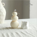 White ambient scented candles