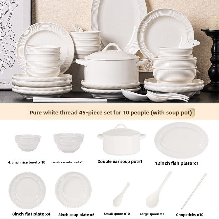 New style bowls and plates for household use