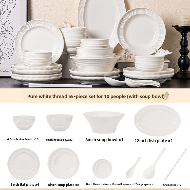 New style bowls and plates for household use