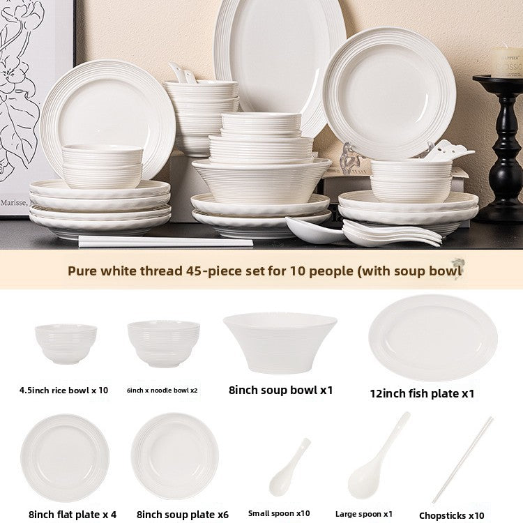 New style bowls and plates for household use