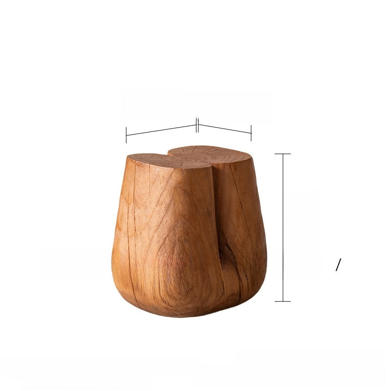Handcrafted Solid Wood Side Table